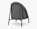 Gebruder Thonet Vienna Loie Lounge chair 3d model