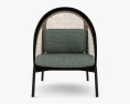 Gebruder Thonet Vienna Loie Cadeira de Lounge Modelo 3d
