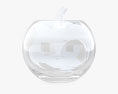 Pols Potten Apple Glass Fruit Bowl 3d model