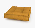 Velvet Floor Cushions 3d model