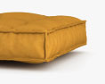 Velvet Floor Cushions 3d model
