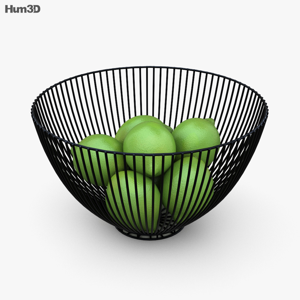 Sooyee Metal Wire Fruit Basket 3d model