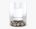 玻璃罐中的蜡烛 3D模型