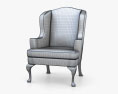 Queen Anne Style 扶手椅 3D模型