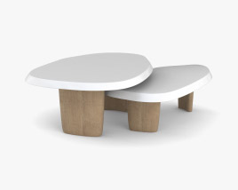 Duo Multilaque Кавовий столик 3D модель