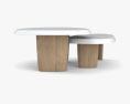 Duo Multilaque Кофейный столик 3D модель