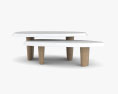 Duo Multilaque Table Basse Modèle 3d