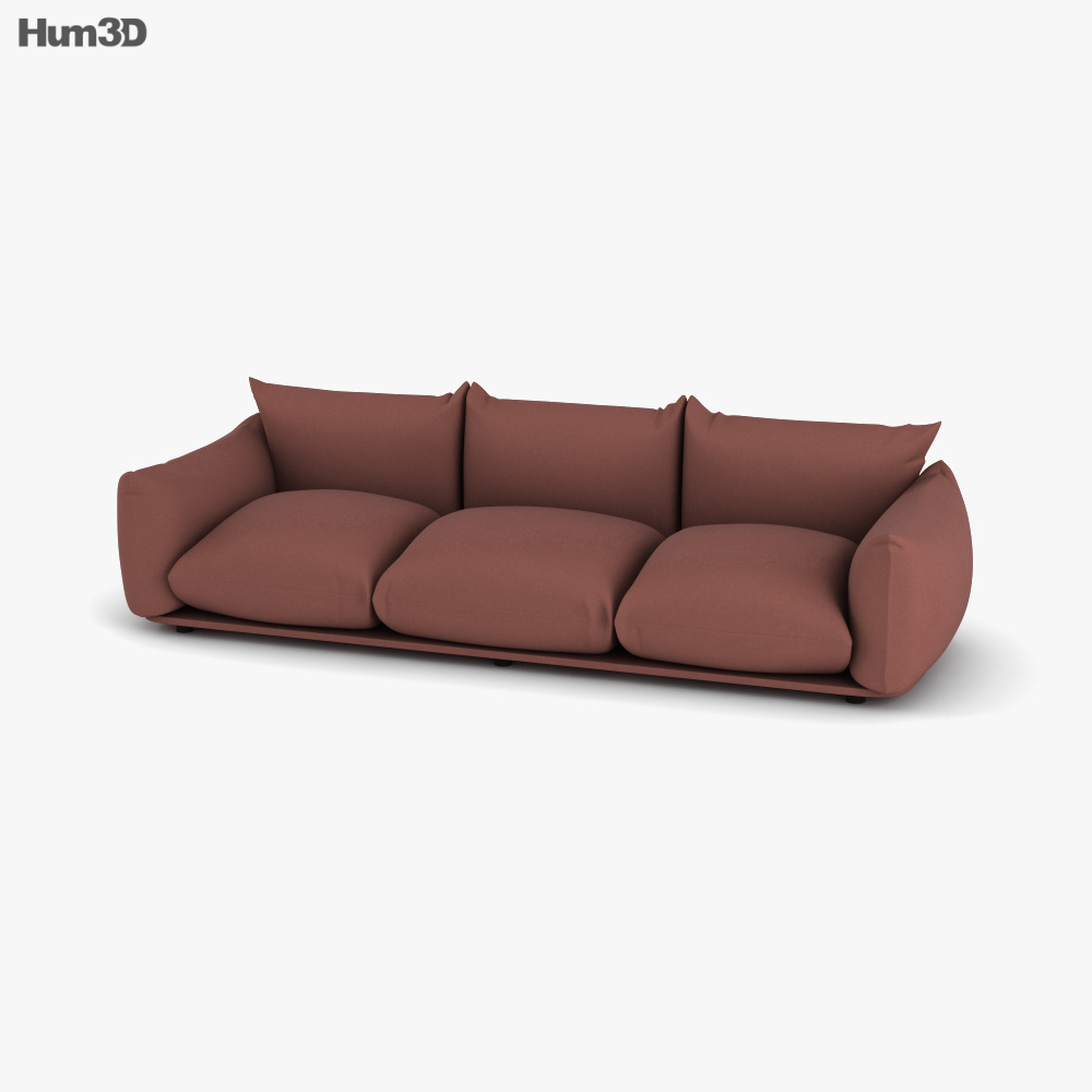 Marenco Three Seater Sofa Modèle 3D