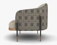 Oxford 扶手椅 3D模型