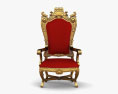 Королівський трон 3D модель
