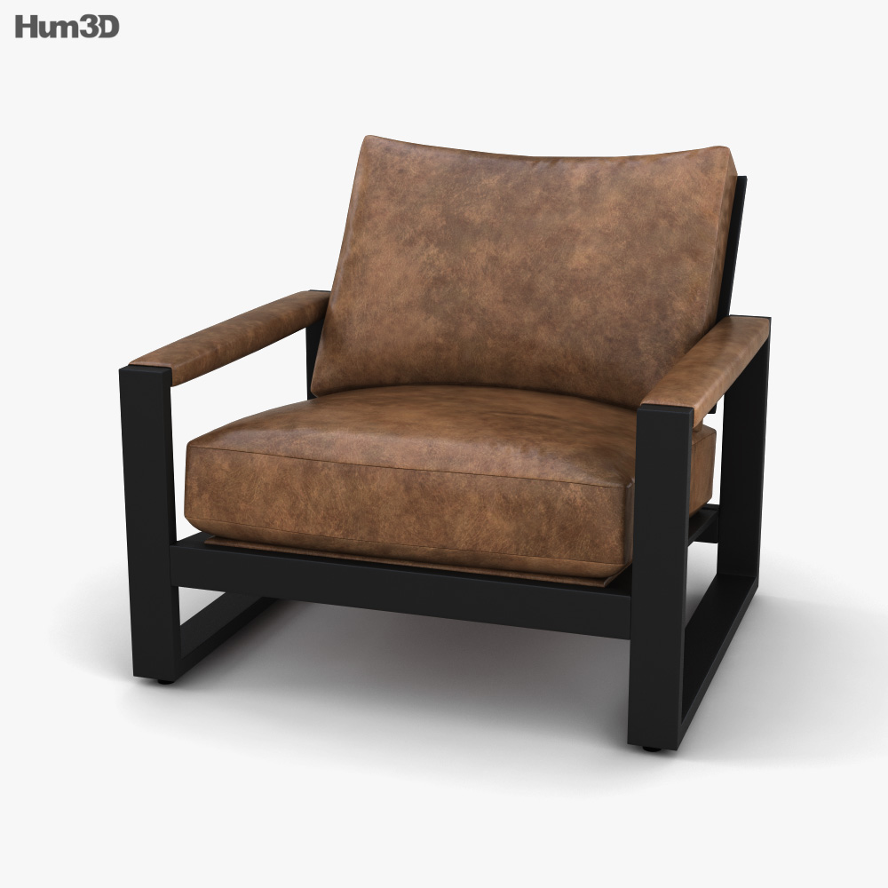 Chunky Milo Lounge chair Modello 3D