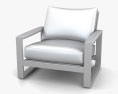 Chunky Milo Loungesessel 3D-Modell
