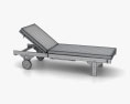Newport Chaise Lounge Sedia Modello 3D