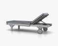 Newport Chaise Lounge Chair 3d model