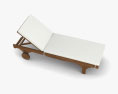 Newport Chaise Lounge Sedia Modello 3D