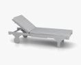 Newport Chaise Lounge Стул 3D модель