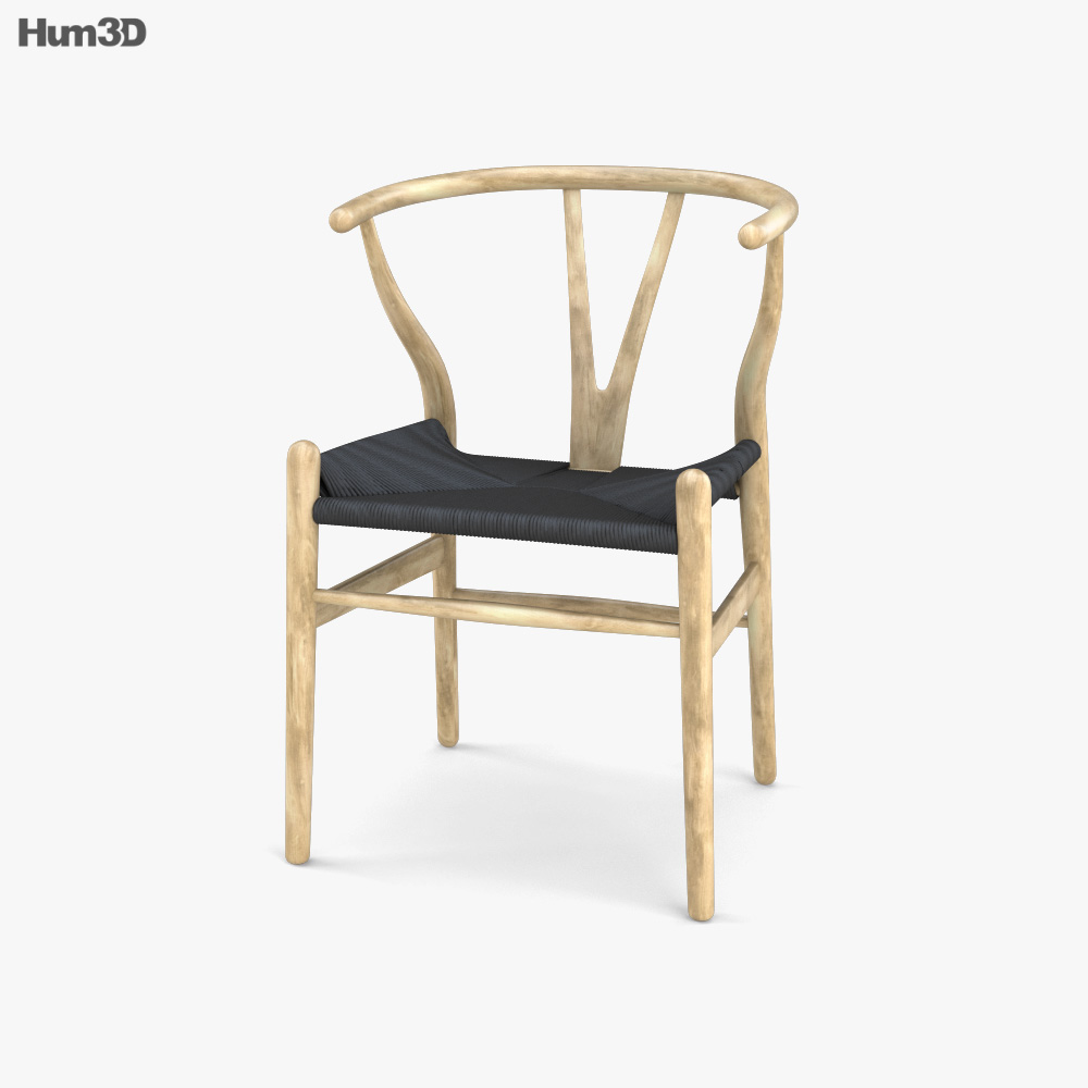 Woven Wood 肘掛け椅子 3Dモデル