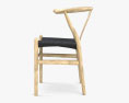 Woven Wood Armchair 3d model
