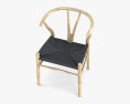 Woven Wood 扶手椅 3D模型