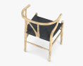Woven Wood 肘掛け椅子 3Dモデル