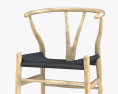 Woven Wood Armchair 3d model