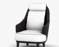 Bellini High Back Armchair 3d model