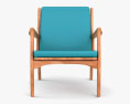 Horsnaes Danish Teak Lounge chair 3D модель
