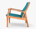 Horsnaes Danish Teak Lounge chair Modello 3D