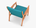 Horsnaes Danish Teak Lounge chair Modelo 3D