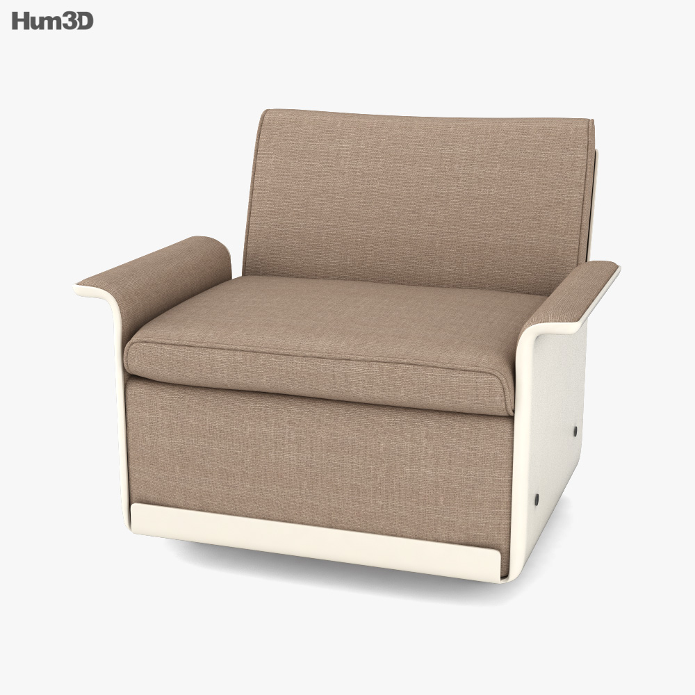 Model RZ62 Lounge chair Modello 3D