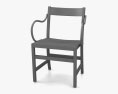 Waiter XL 扶手椅 3D模型