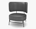 Kapoor Wing chair 3D 모델 