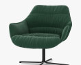Swivel Bristol Green 肘掛け椅子 3Dモデル
