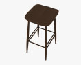 Ercol Originals stool 3d model