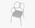 Sissi 肘掛け椅子 3Dモデル