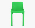 Vico Magistretti Selene Stacking 椅子 3D模型