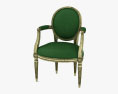 Französischer Sessel aus dem 18. Jahrhundert 3D-Modell