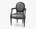 French 18th Century Armchair 3d model