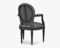 French 18th Century Armchair 3d model