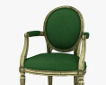Französischer Sessel aus dem 18. Jahrhundert 3D-Modell