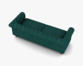 Winchester тканинний диван 3D модель