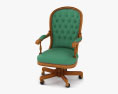 Classic Leather Executive chair 3D 모델 