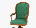 Classic Leather Executive chair Modello 3D