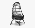 Rattan Fallon 茧椅 3D模型