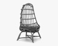 Rattan Fallon 茧椅 3D模型