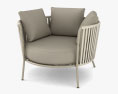 Maxi Lounge Daisy 肘掛け椅子 3Dモデル