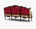 Louis XV sofa 3d model