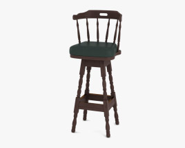 Captain Bar stool 3D model