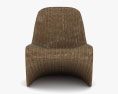 Encinitas All Weather Wicker Lounge chair Modelo 3D