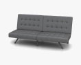 Faux Leather Futon Sofa Modèle 3d
